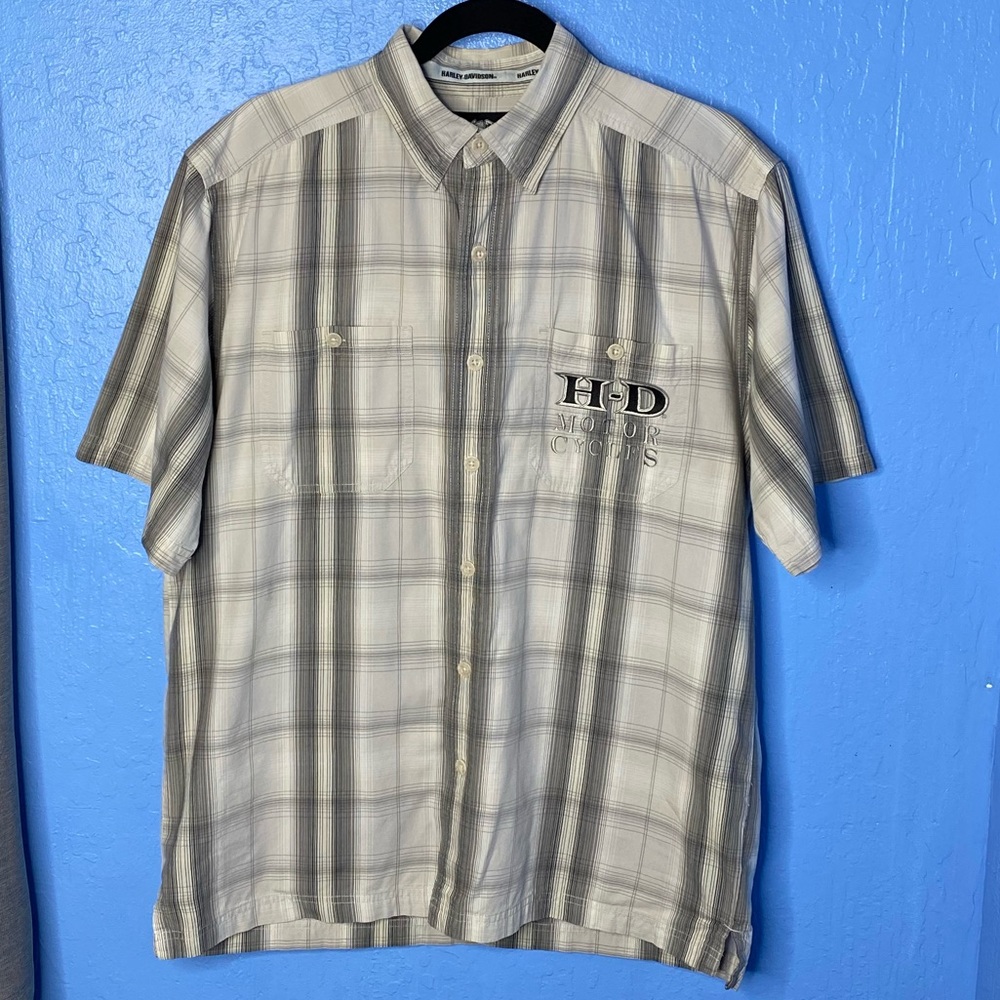 Men’s Harley-Davidson Short Sleeve Button Down